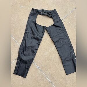 Men's Black Leather Pants